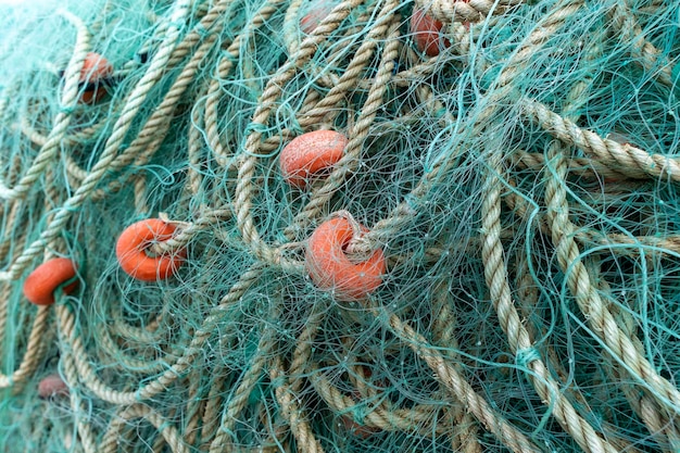 Traditional fishing nets for catching fish