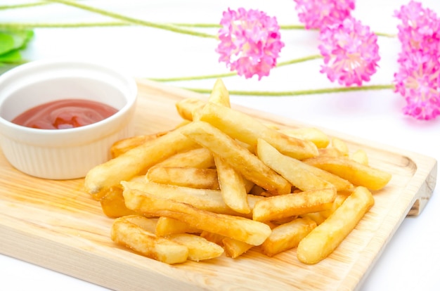 Traditional french fries