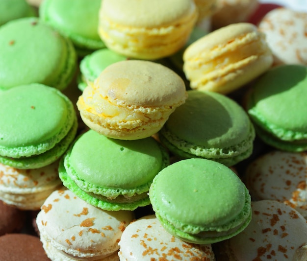 Traditional french macarons