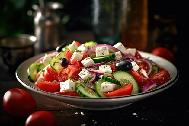 Traditional greek salad