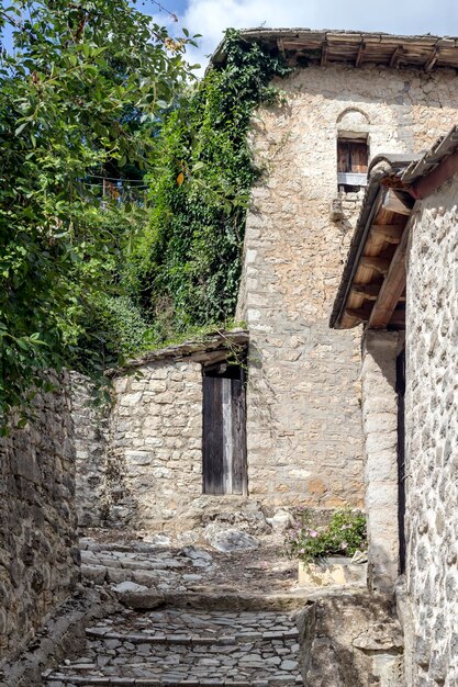 Traditional greek village Syrrako Epirus Greece