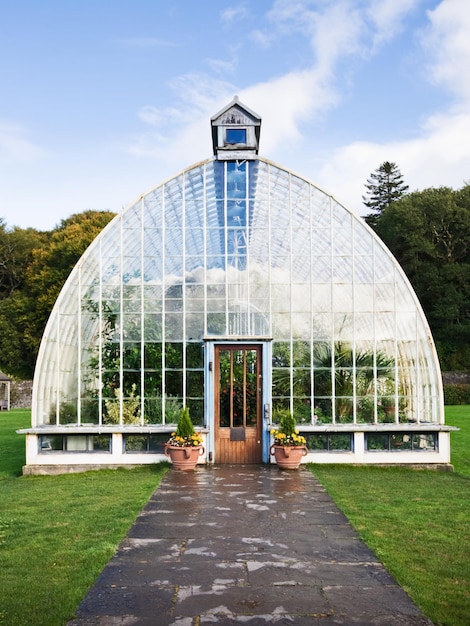 Traditional greenhouse in Killarney, Ireland