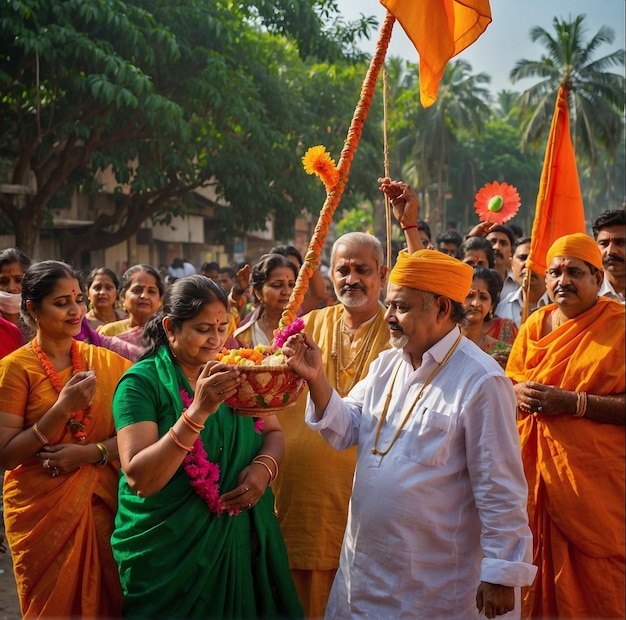 Traditional Gudi Padwa rituals