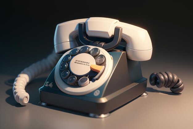 Traditional hand cranked telephone landline history classic retro style old telephone wallpaper