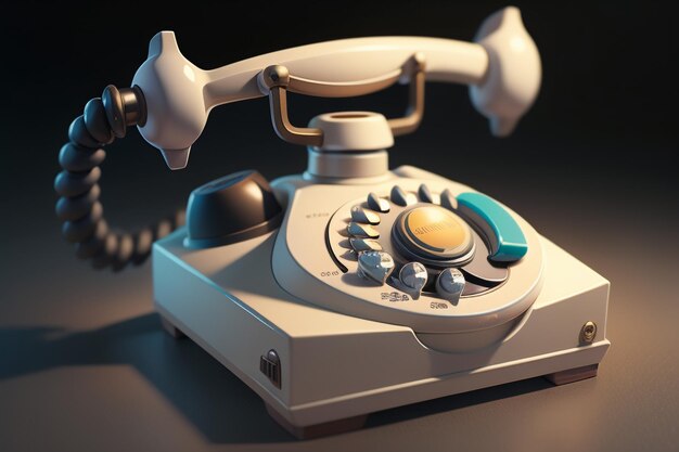 Traditional hand cranked telephone landline history classic retro style old telephone wallpaper