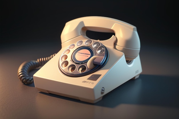 Traditional hand cranked telephone landline history classic retro style old telephone wallpaper