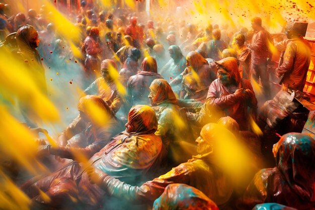 Traditional hindu festival of colors holi colorful wallpaper