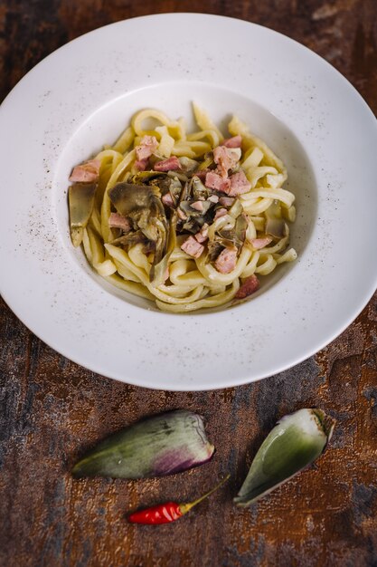 Traditional home made pasta