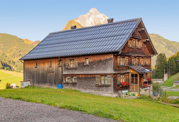 Photo traditional house in austria