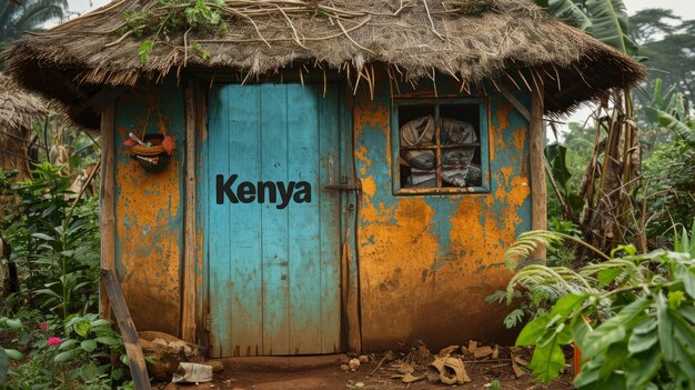 Traditional house in Kenya