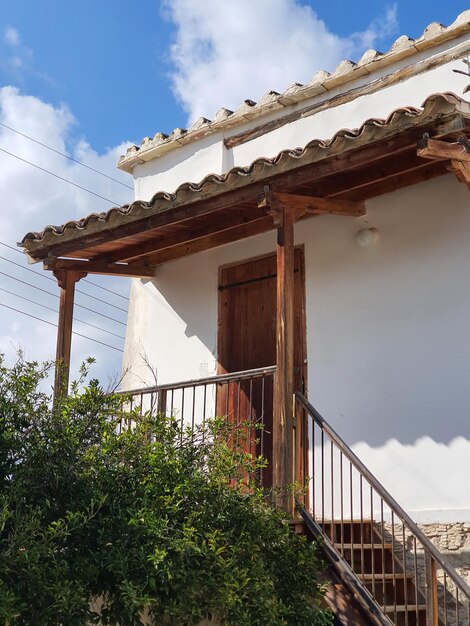 Traditional house in pera oreinis village in cyprus