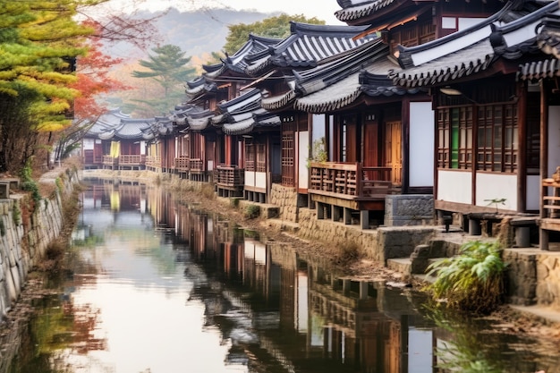 Traditional Houses Home In South Korea professional advertising photography