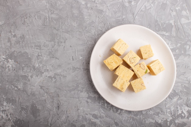 Traditional indian candy soan papdi