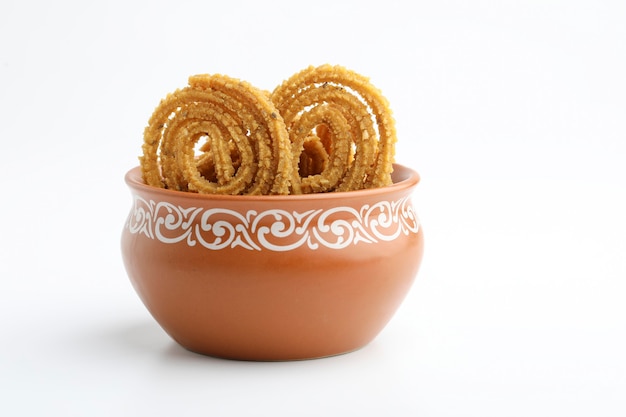 Traditional Indian Diwali snacks Chakali or murukku Indian Traditional Tea Time Snack Chakli