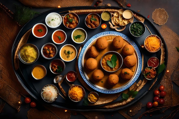 traditional Indian food dish to celebrate Diwali