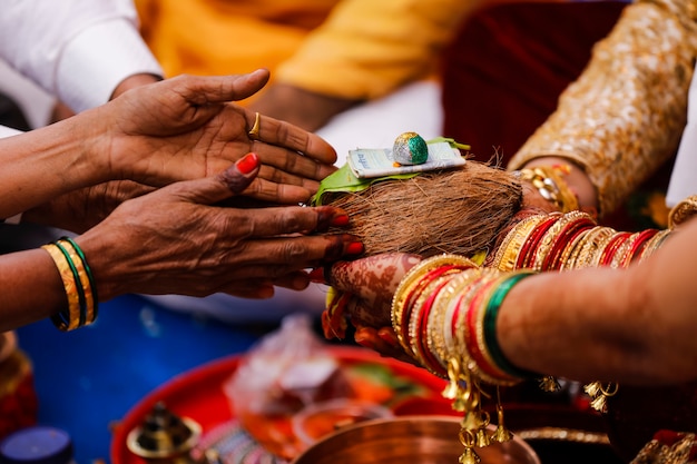 Traditional indian wedding ceremony