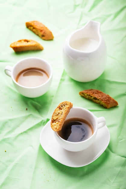 Traditional Italian cantucci