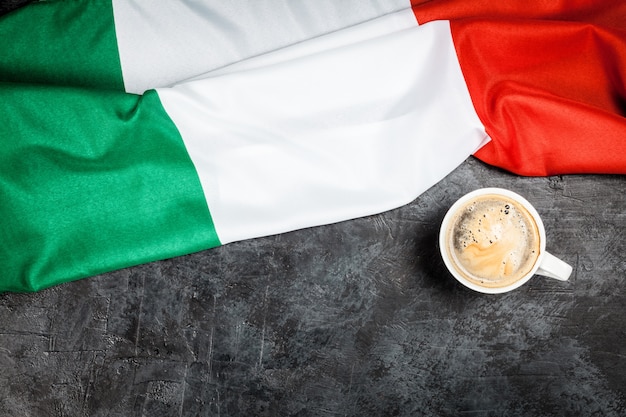 Photo traditional italian coffee