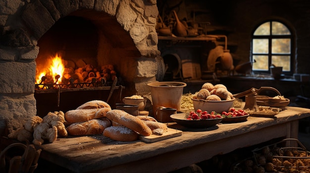 traditional italian cuisine traditional italian food on the table