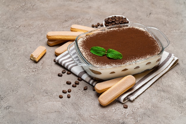 Traditional Italian Tiramisu dessert