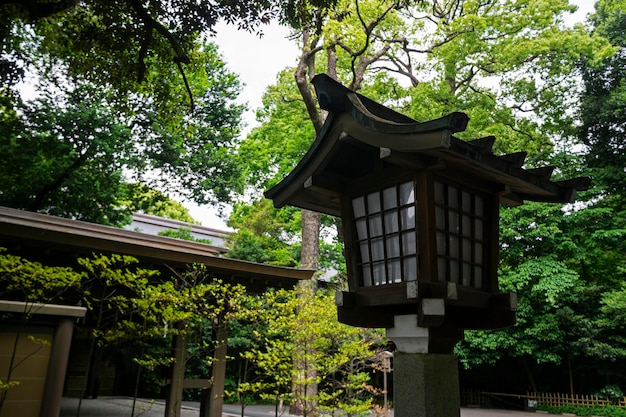 Traditional japanese torii light