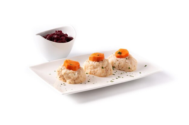 Photo traditional jewish gefilte fish