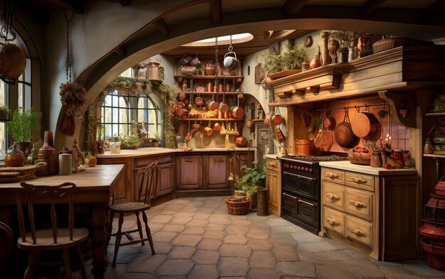 Photo traditional kitchen