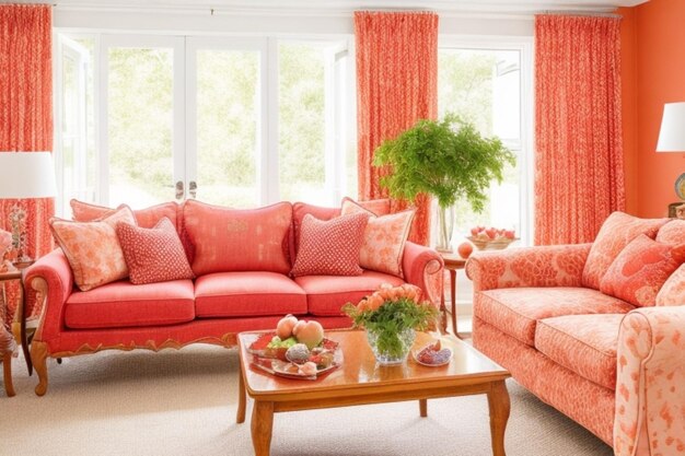 Photo traditional living room style home interior