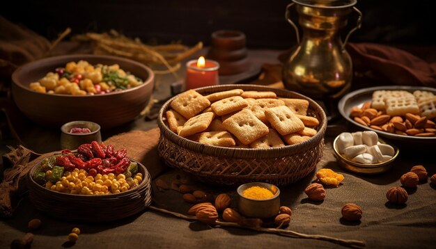 traditional Lohri sweets and snacks