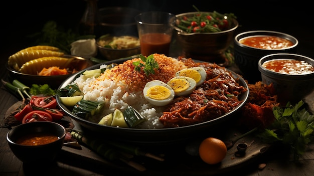 Premium Photo | Traditional Malaysian food