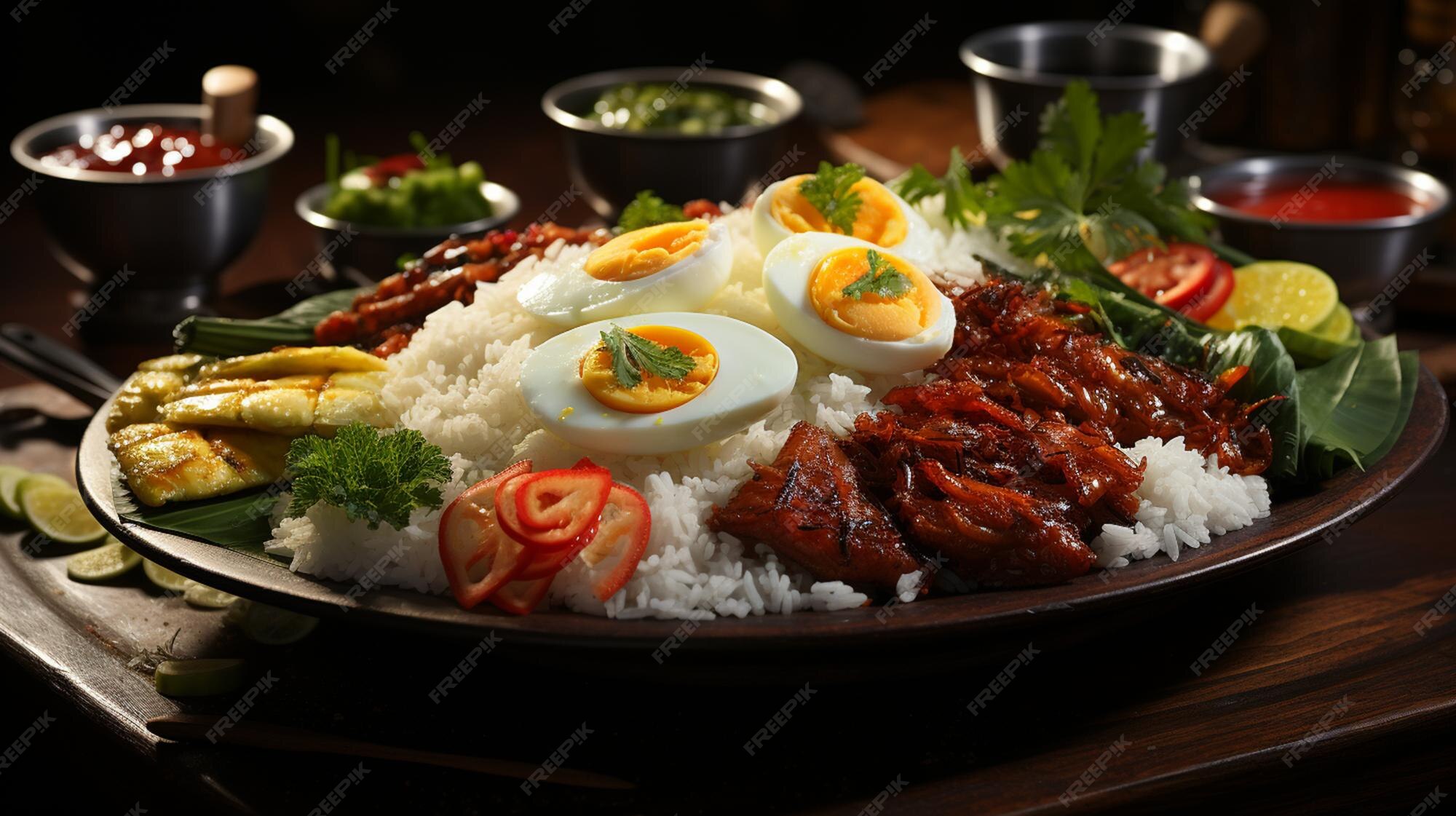 Premium Photo | Traditional Malaysian food