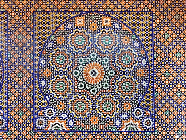 Traditional maroccan pattern background