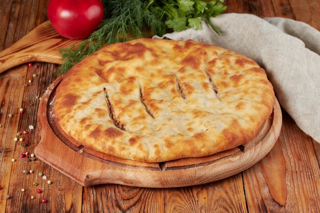 Traditional meat pie, Caucasus, Ossetian pie