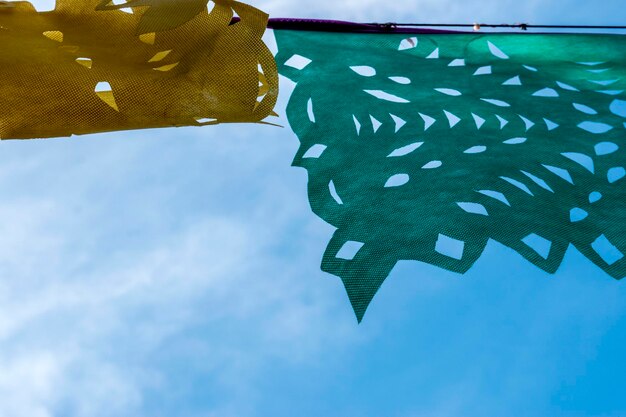 Traditional mexican banners for decoration