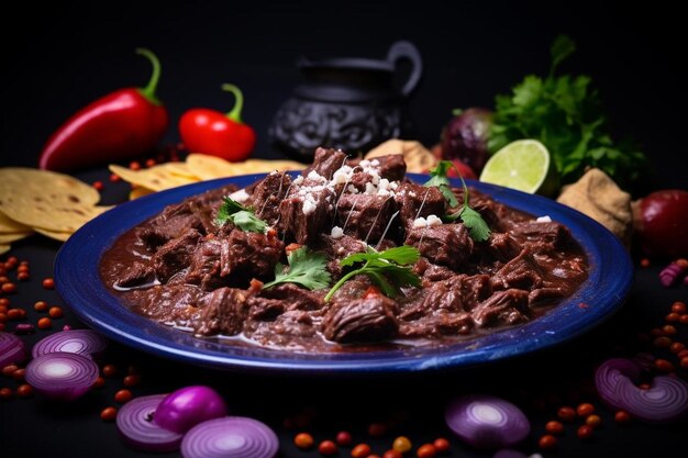 Traditional Mexican Mole Food