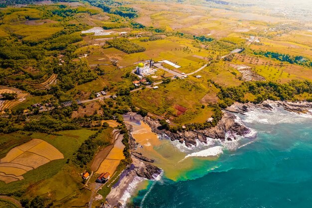 Traditional Mosque in the Seaside of Java