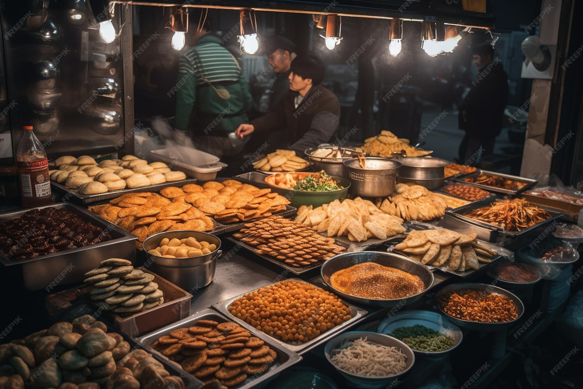 Premium AI Image | Traditional national Korean street food tteokbooki