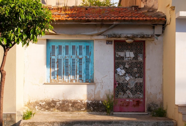Традиционный старый дом в Греции
