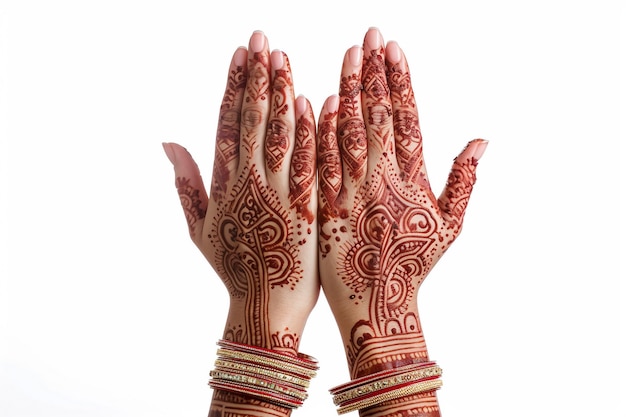 Traditional Pakistani Mehndi Pattern