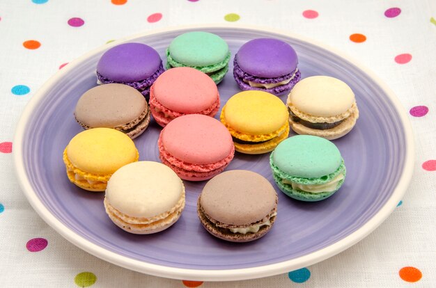 Traditional Parisian macarons