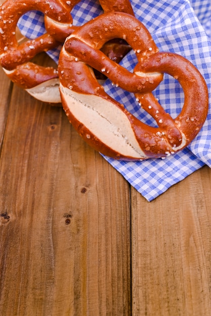 Traditional and pastry brezel for the beer festiva