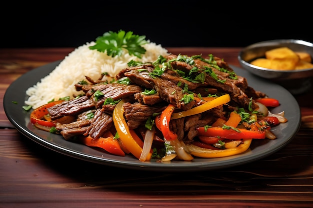 Traditional Peruvian Lomo Saltado