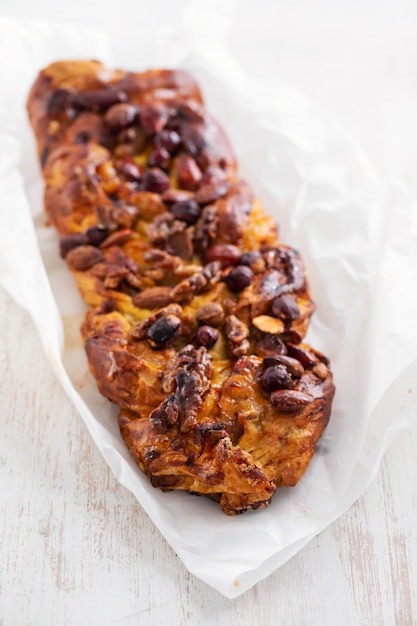 Traditional portuguese Christmas cake bolo de rainha