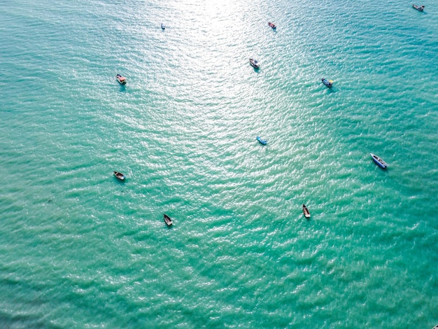 The traditional rafts typical of the northeastern region of Brazil Maceio Alagoas