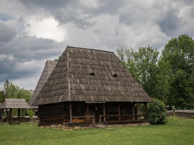 Traditional romanian village