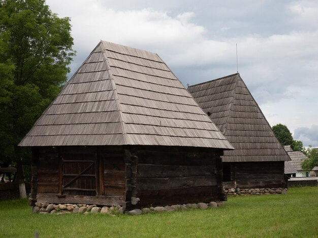 Traditional romanian village