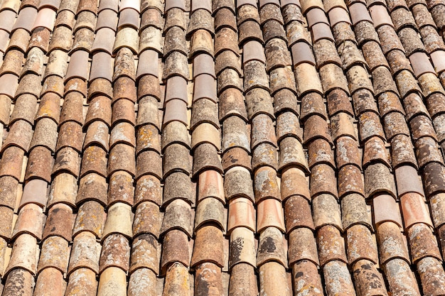 Traditional roofing with clay ceramic tiles,Roofing tile