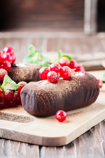 Traditional Russian cake truffle potatoes
