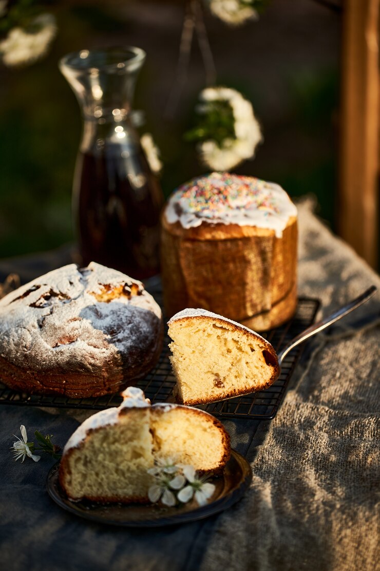 Traditional Russian Easter cottage cheese dessert