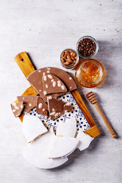 Traditional Spanish candy turron